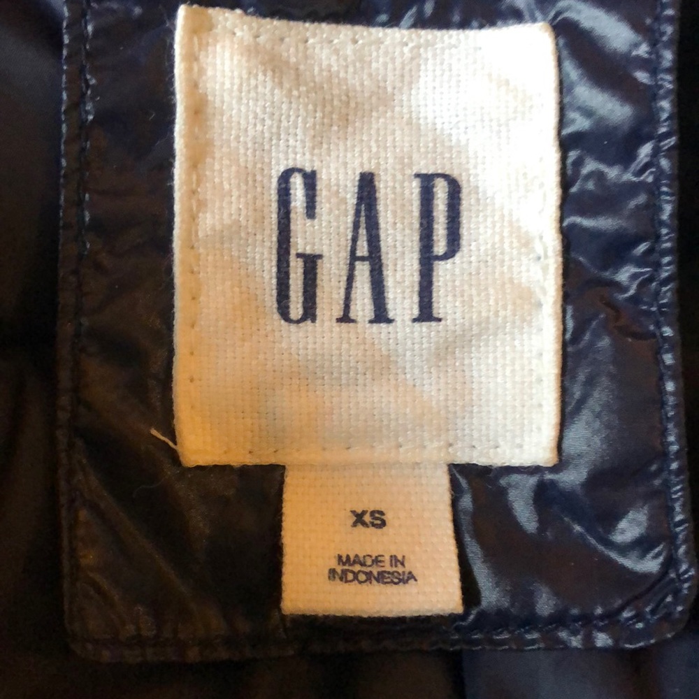 Gap Primaloft Alternative Down Jacket Size Xs Blue - image 7